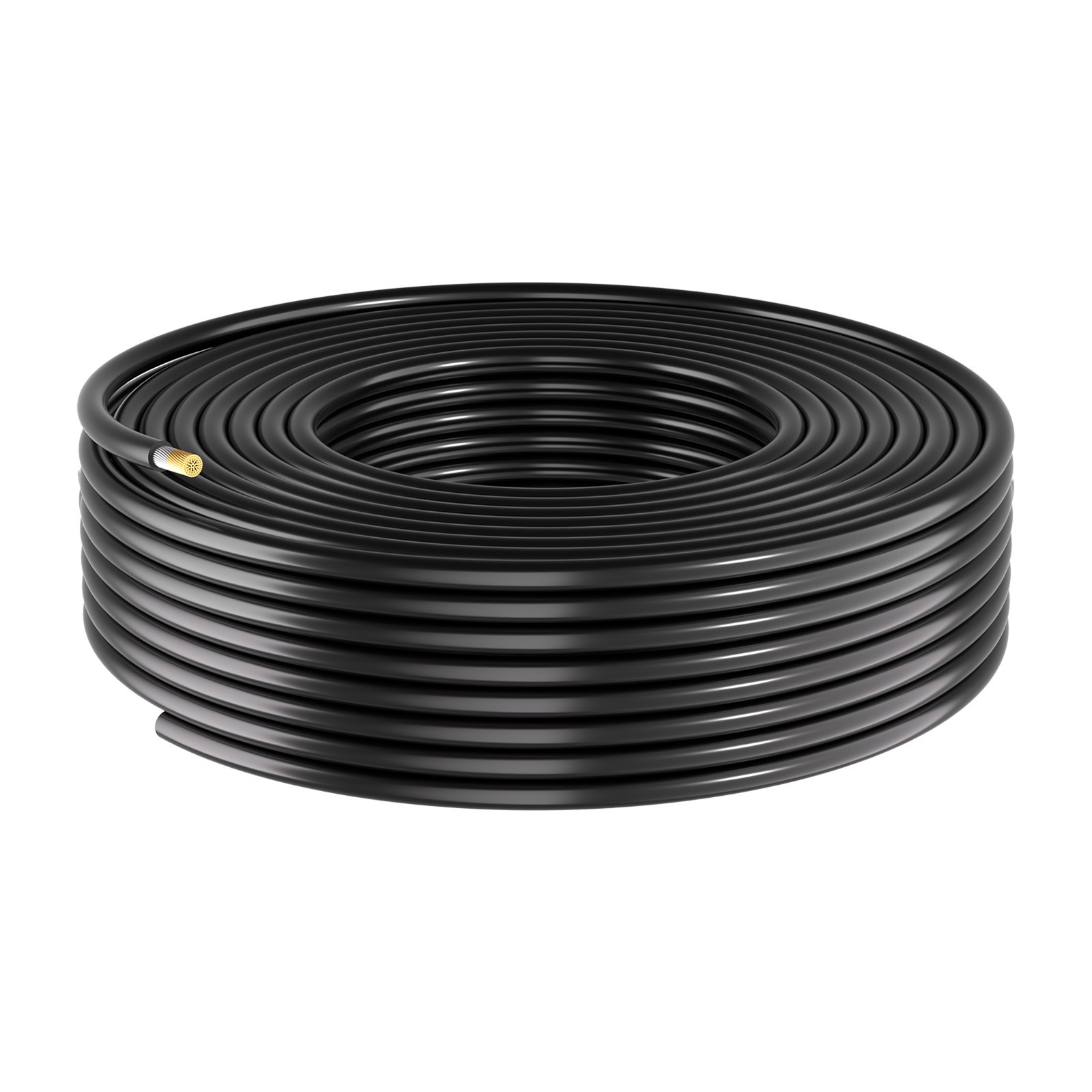 VEVOR Solar Panel Wire 50 ft Black + Red 10 AWG Tinned Copper Extension Cable