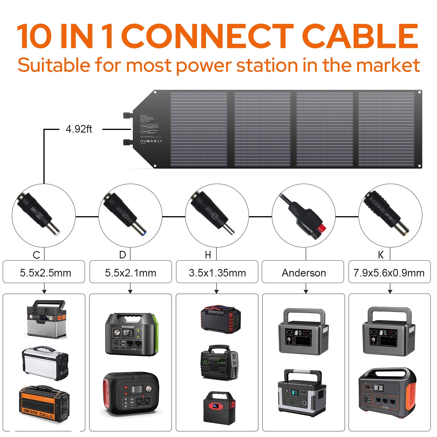Portable Power Station 650W LiFePO4 Battery Solar Generator +100W Solar Panel