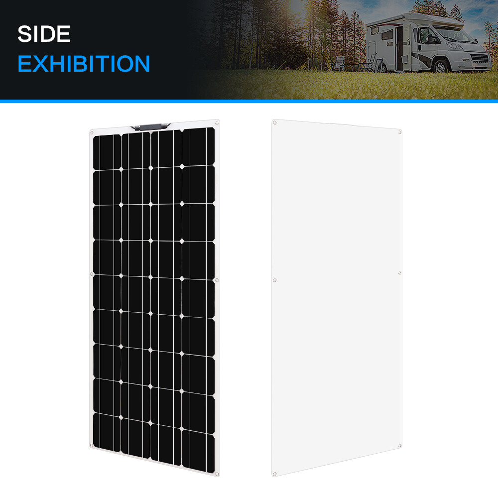 WUZECK 100W 18V Flexible Solar Panel Off Grid Module 10A Controller for RV Home