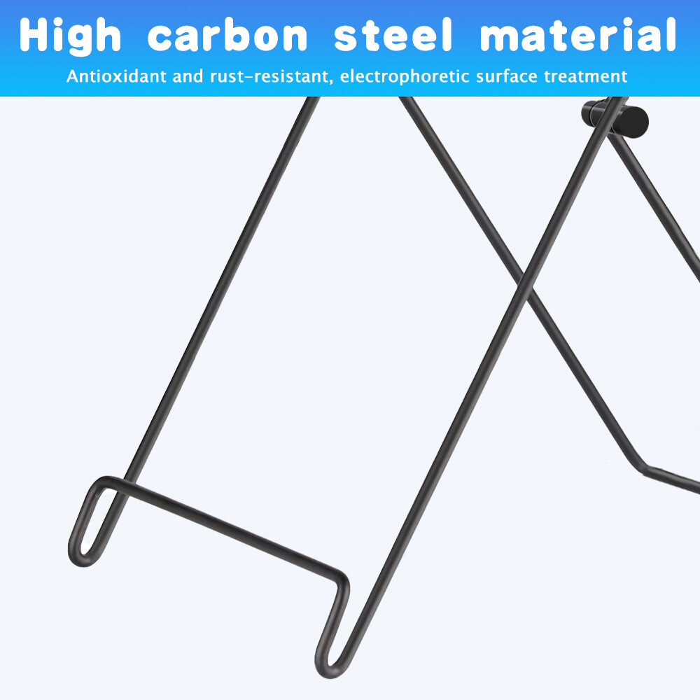 2PCS Portable Solar Panel Bracket PV Accessories Foldable Carbon Steel Bracket