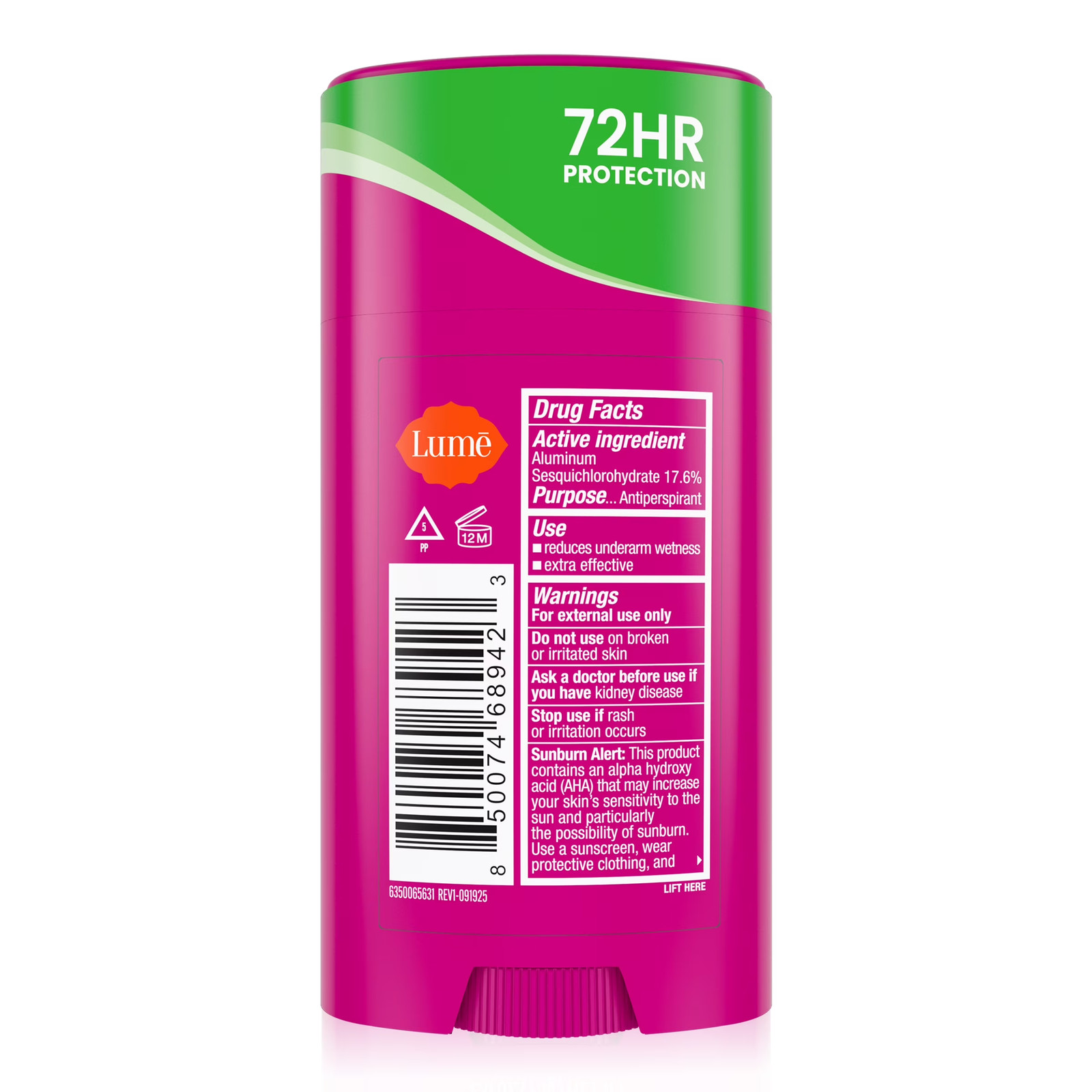 Deodorant plus Sweat Control – Smooth Solid Stick – Clinical Strength Antiperspi