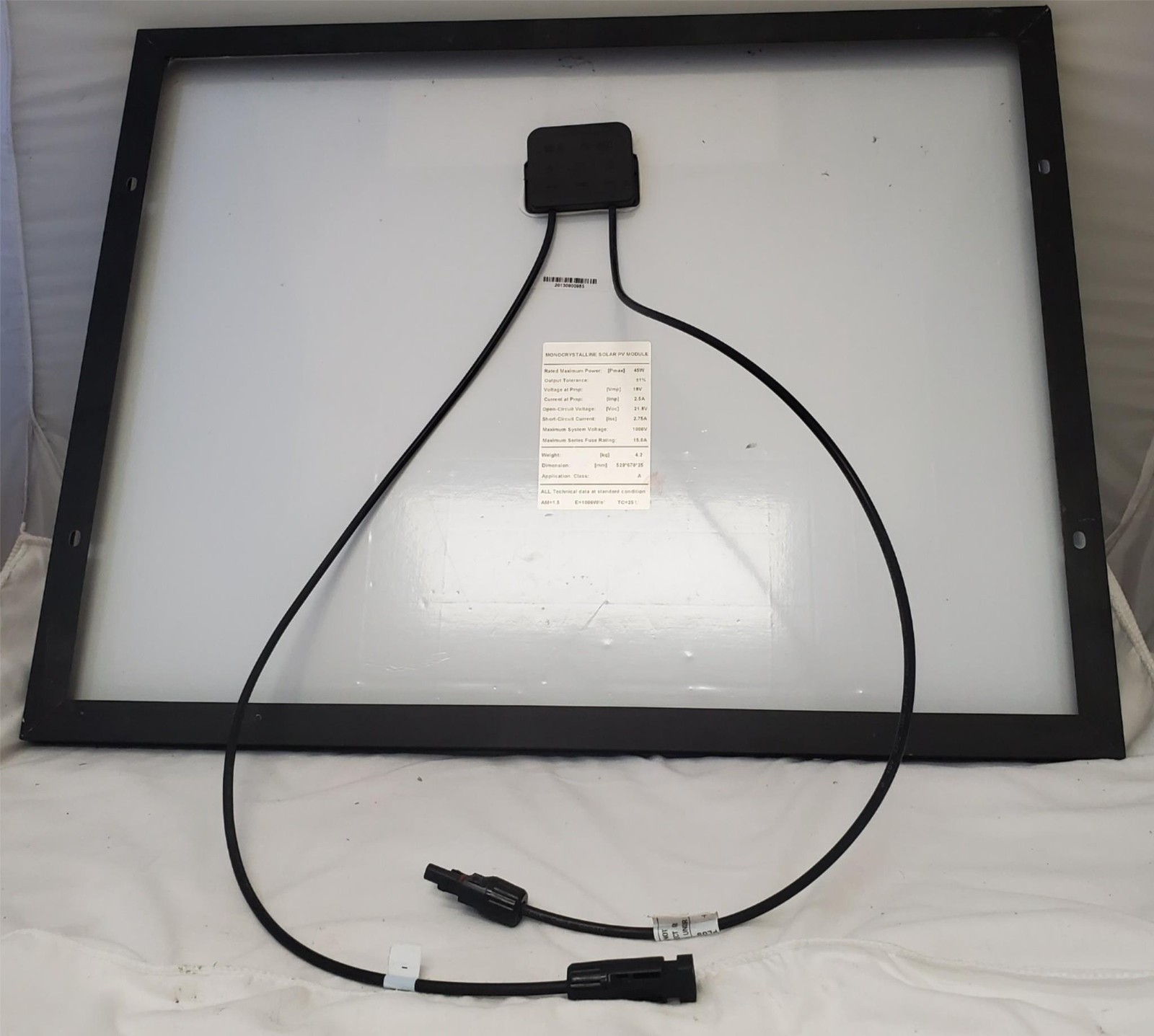 45W Monocrystalline Solar Panel Pv Module