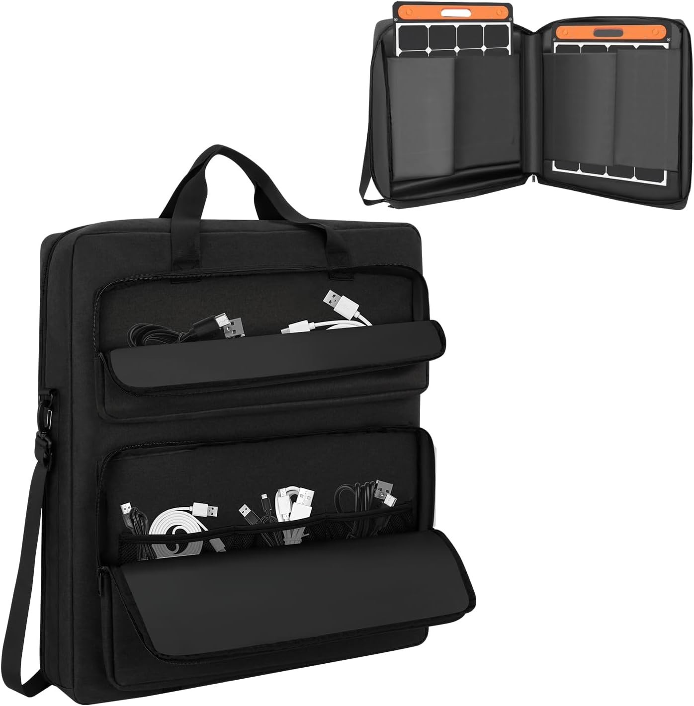 Solar Panel Carrying Case Compatible with Jackery SolarSaga 100W/100X/200W