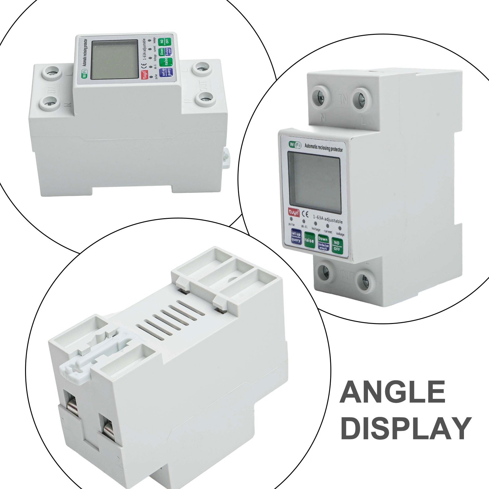 Voltage Measurement WiFi Smart Meter Smart Current Meter Easy Installation