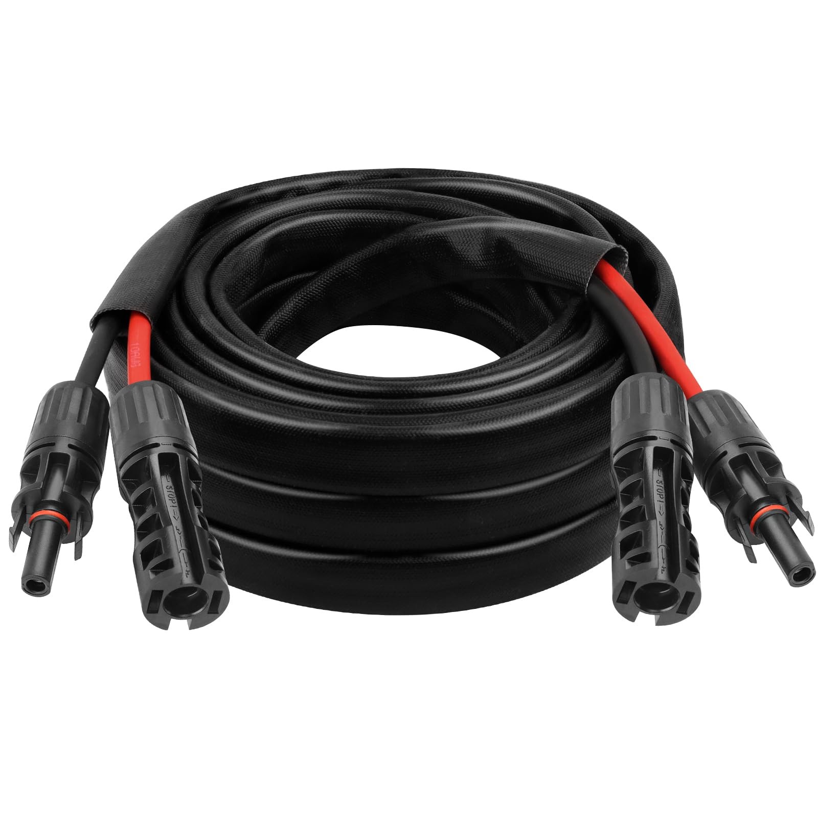 8AWG Solar Cable 15FT Solar Panel Extension Cord PV Wire Flame Retardant Waterpr