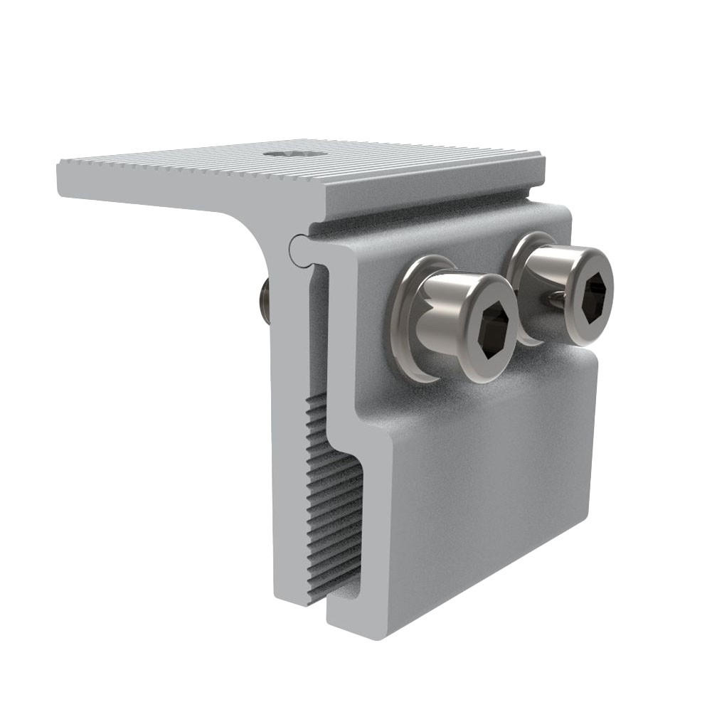For Mounting Solar Pv Standing Seam Clamp Roof Seam Clamp Sliver Color