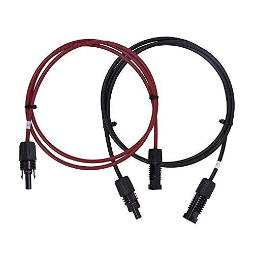Certified 5Ft 12AWG Waterproof Solar Extension Cable with Male-Female MC4