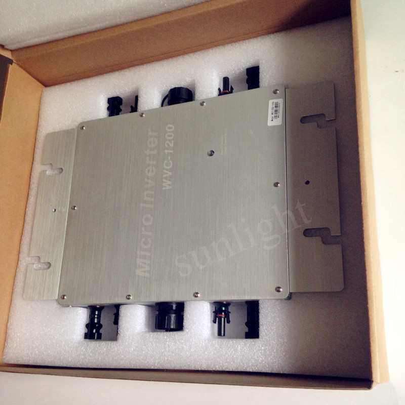 600W 1.2KW grid tie micro inverter Wireless communication mppt pure sine wave