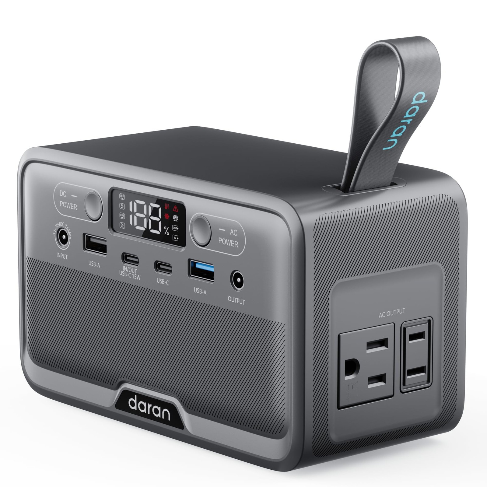 Portable Power Station 28,000mAh LiFePO4 Battery 100W200W Peak Solar Power Ba…