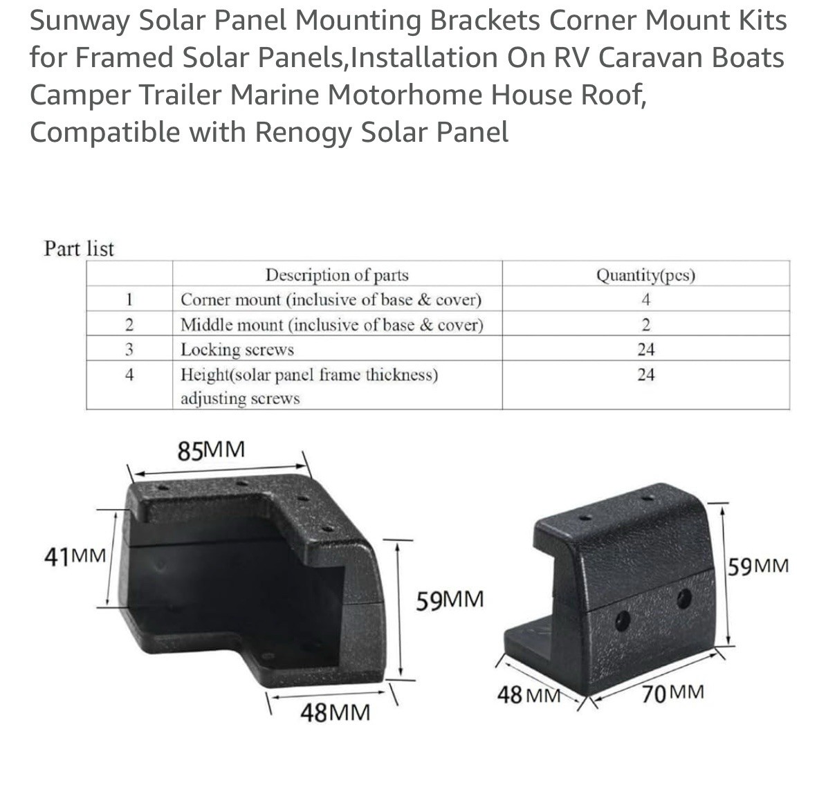 solar panel roof mounts
