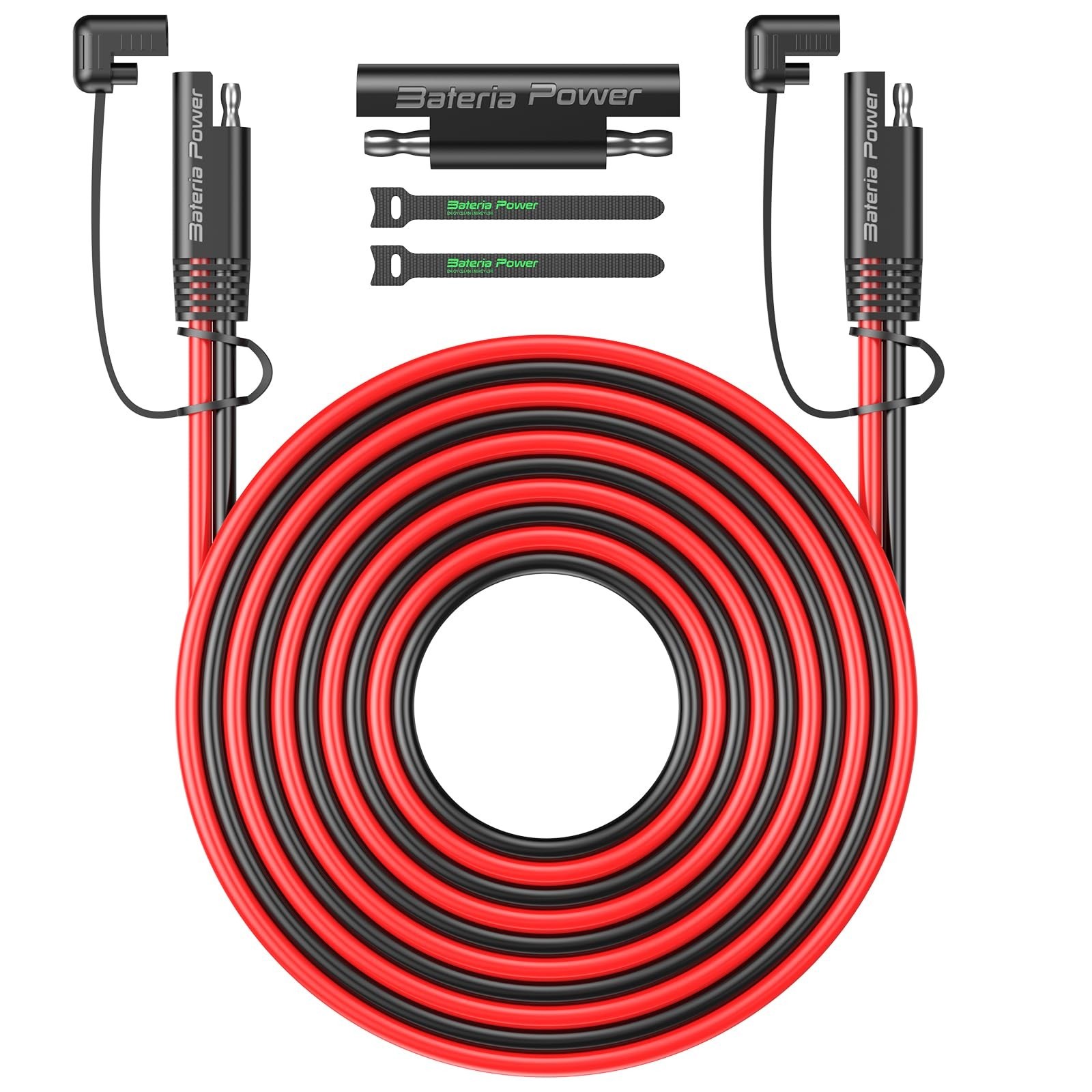 25FT 16AWG SAE Extension Cable with Quick Disconnect Connector for Automotive, S
