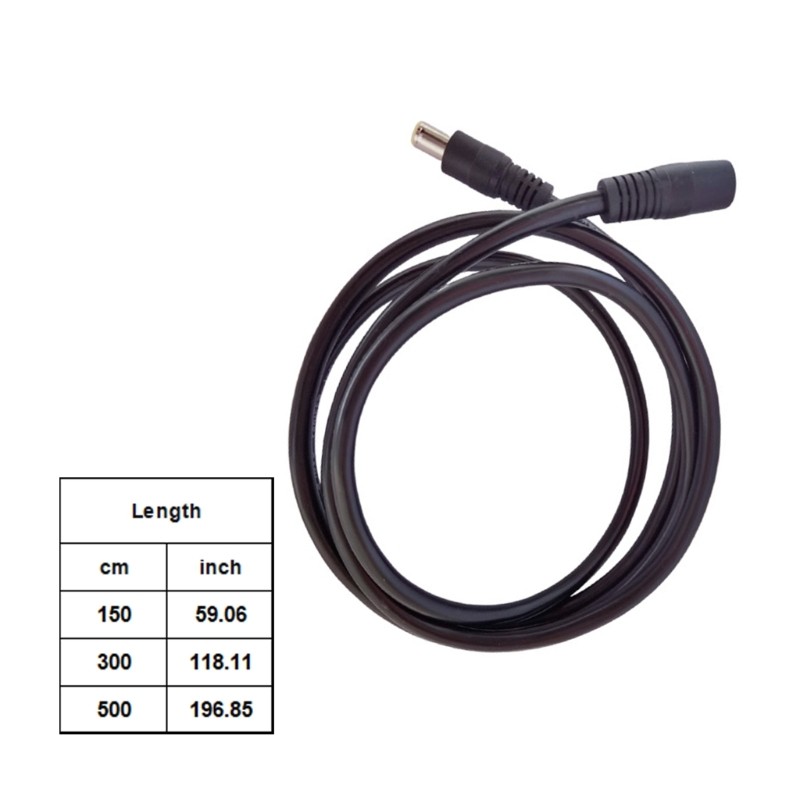 DC7909 Power Extension Cable 150cm/300cm/500cm For Solar Panel Portable Station