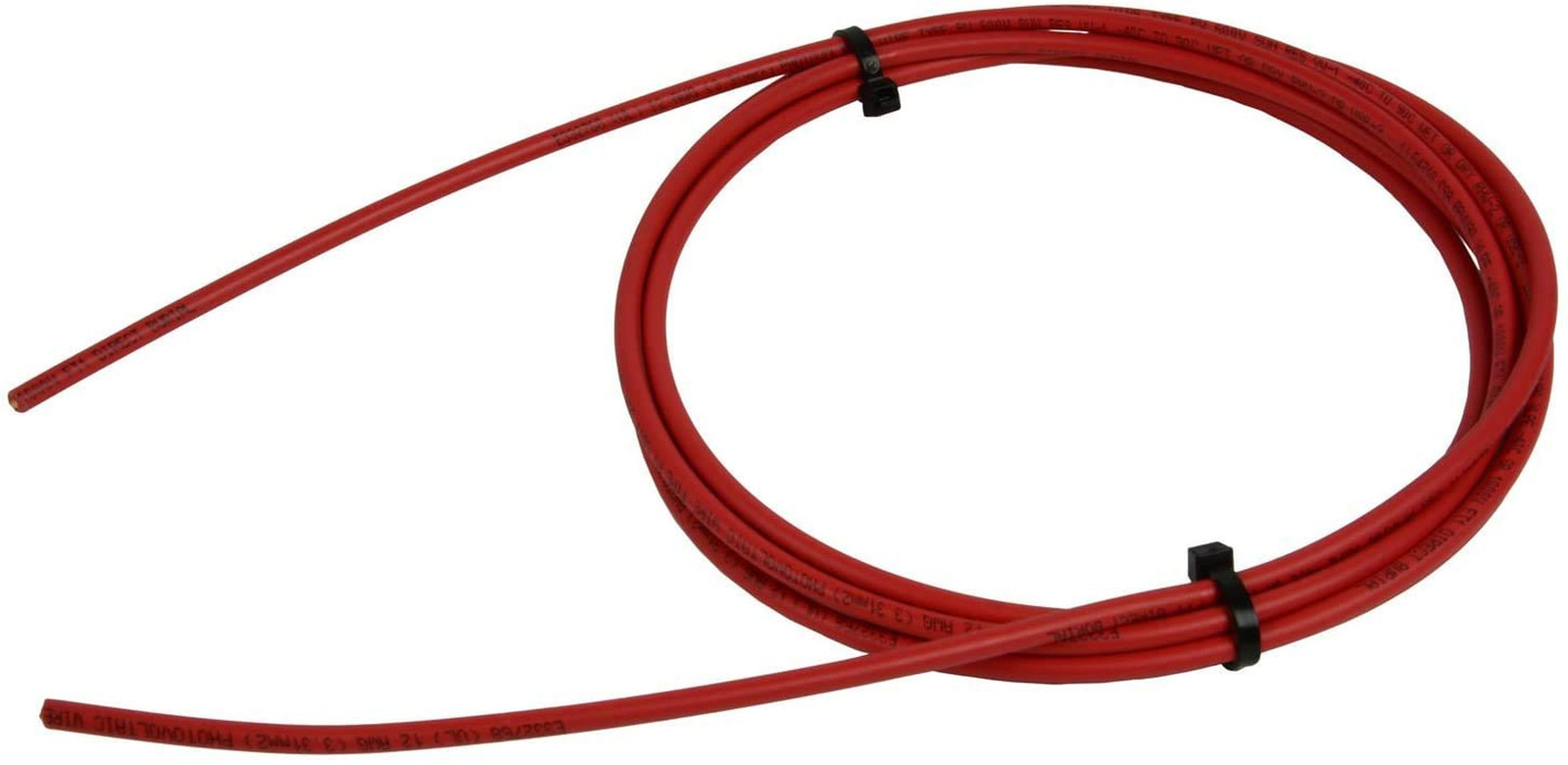 Temco 12 Awg/Gauge Solar Cable – Made in the USA 15 Feet Red(Variety of Lengths