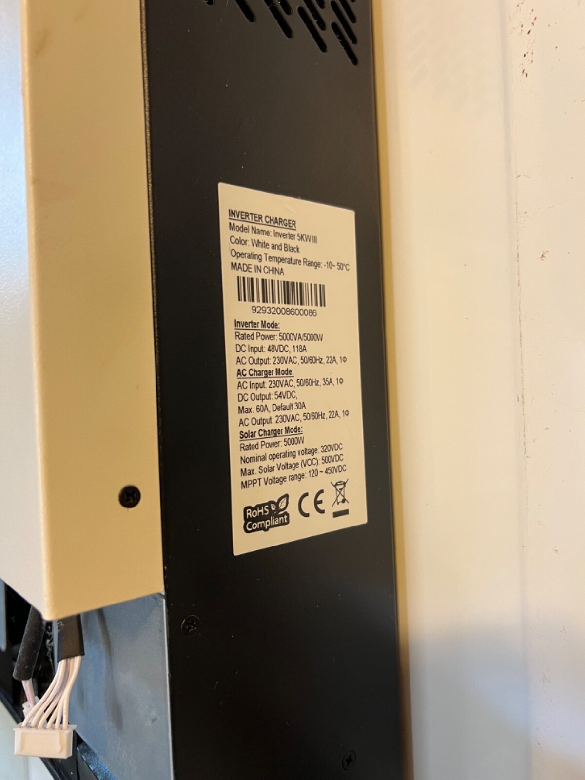 solar panel 250 watt lot of 20, 5KW inverter charger