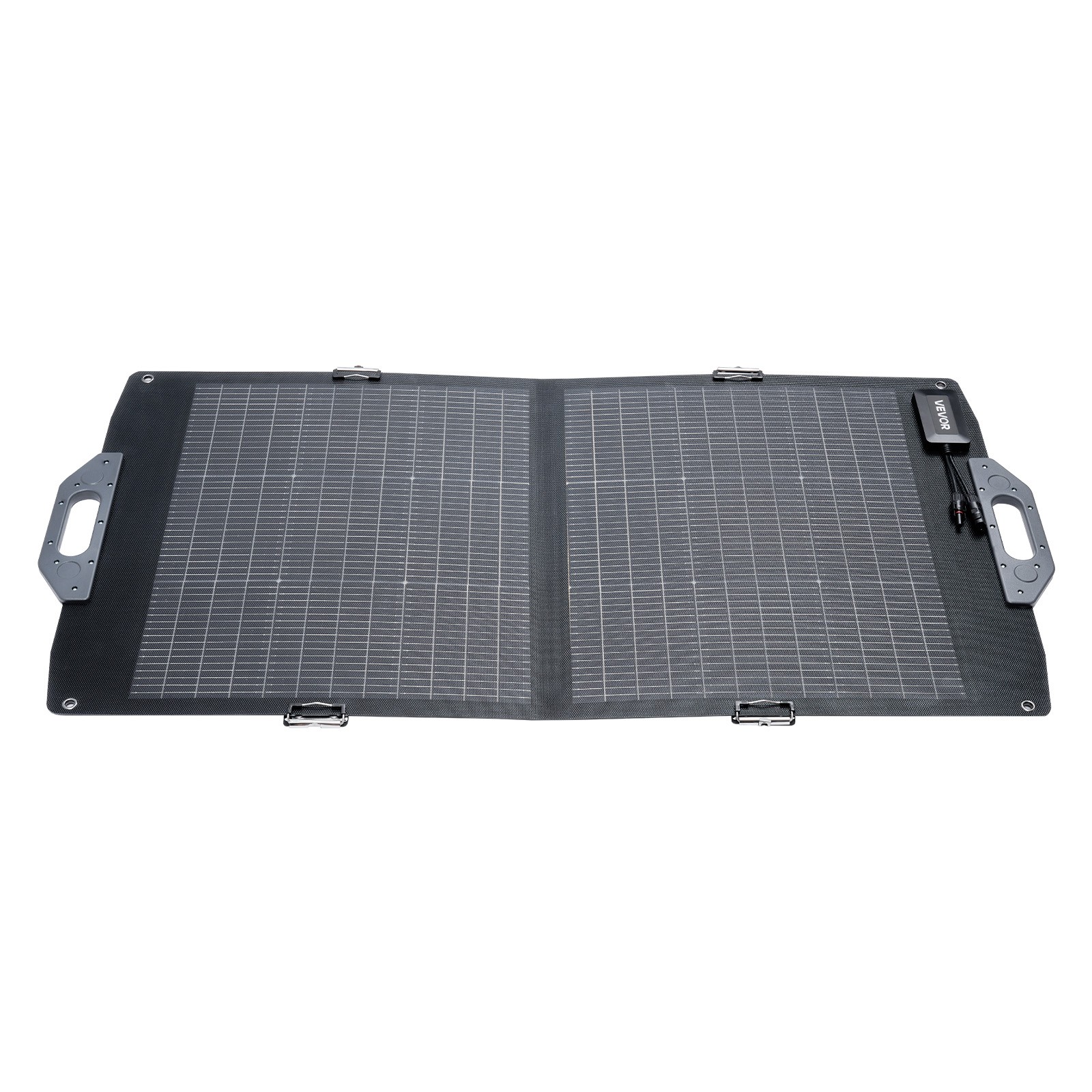 VEVOR 100W Bifacial Solar Panel Foldable Monocrystalline Solar Panel Charger