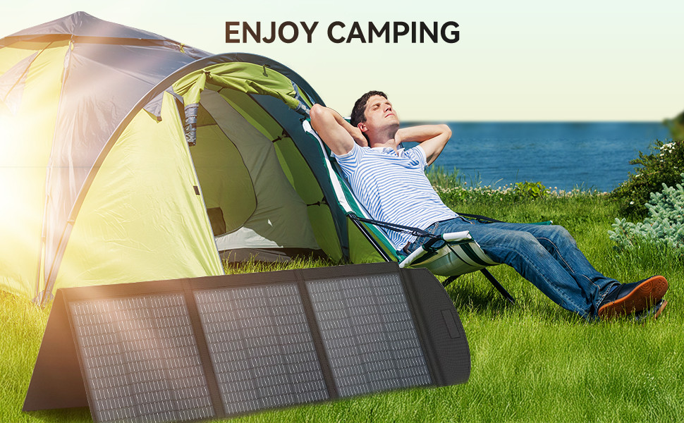 160W 220W 400W Foldable Portable Solar Panel Kit for Power Station Home RV Camp