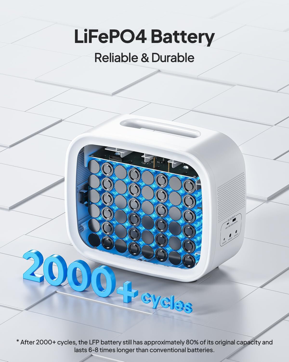 BLUETTI X60 614Wh CPAP Portable Power Bank For Camping Travel Emergency