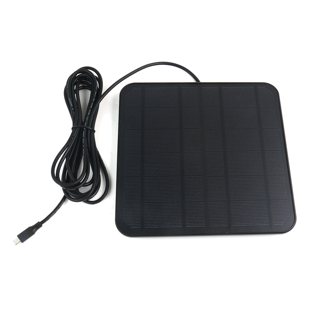 10ft Charging Cable 4W 5V Solar Panel Charger for Ring Video Doorbell 2/3/3+/4