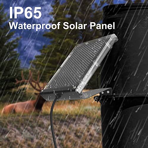 6V 1.5W Solar Panel to Recharge Deer Feeder Battery Solar Charger with Bracket