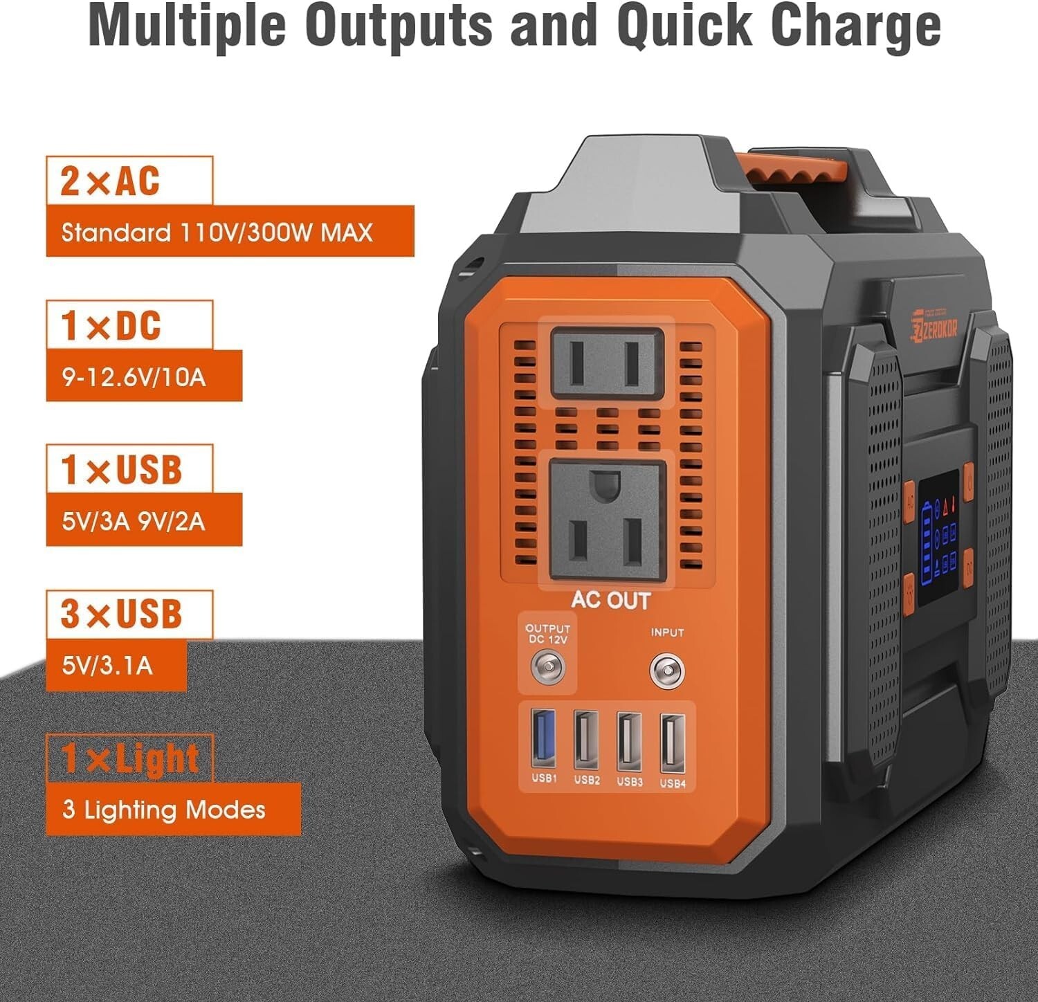 Portable Power Bank with AC Outlet, 250Wh 67500mAh Laptop Charger