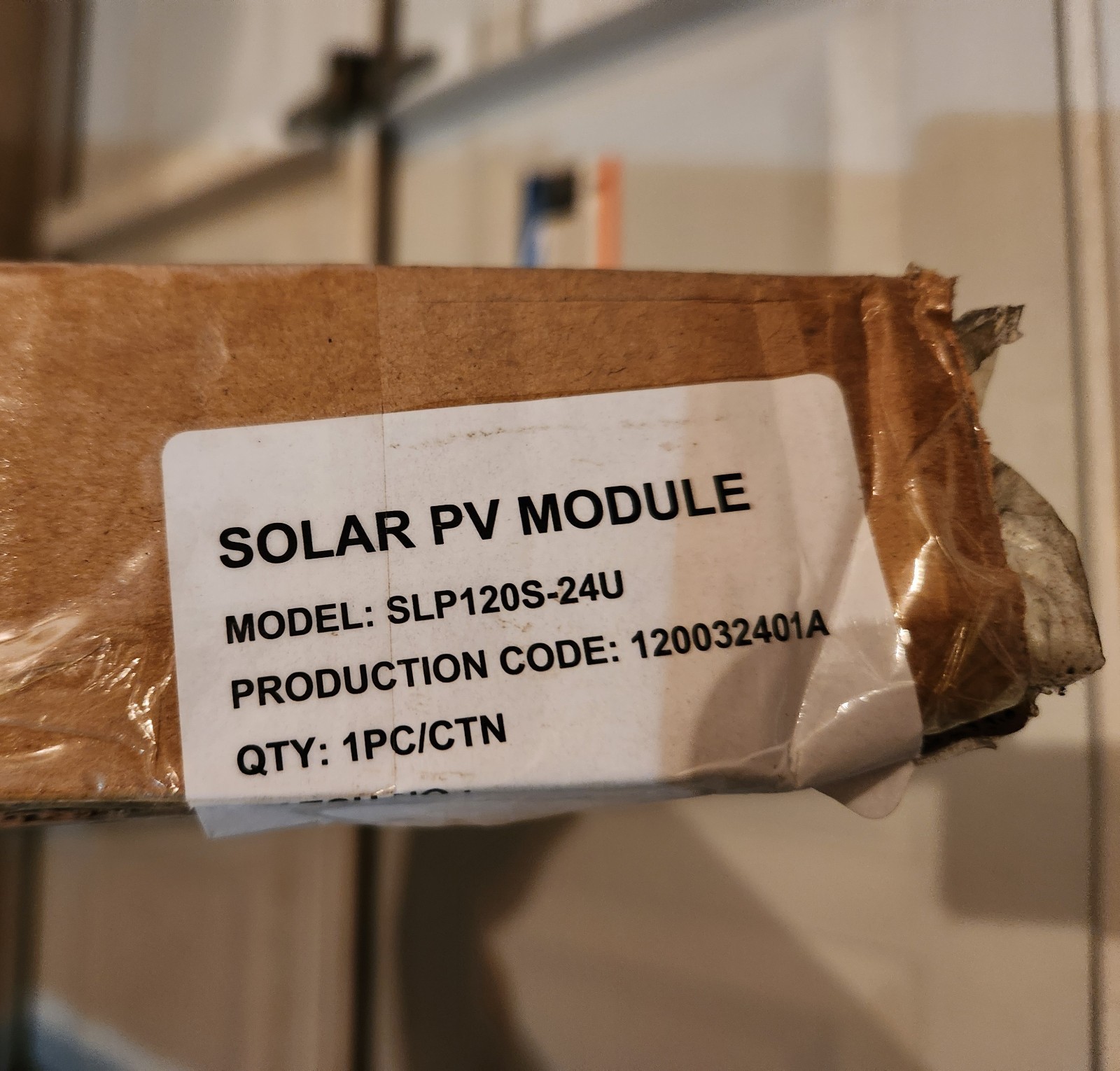 Solarland SPL120S-U(120032401A) 120W/24V Solar Panel.