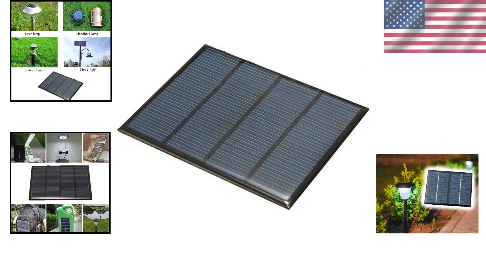 1.5W 12V High Efficiency Mini Solar Panel for DIY Projects and Emergency Power