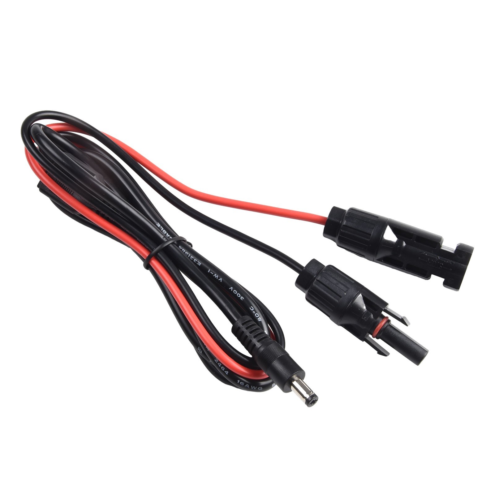 DC5521 to PV Panel Connector Cable 1.5m 16 For AWG Heavy Duty Solar Application