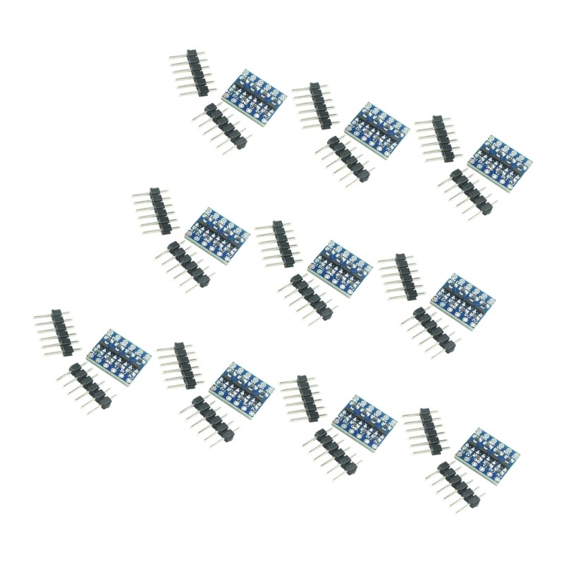 Mixed Device Level Converters Board 3.3V to 5V Shifter with UART I2C and Header