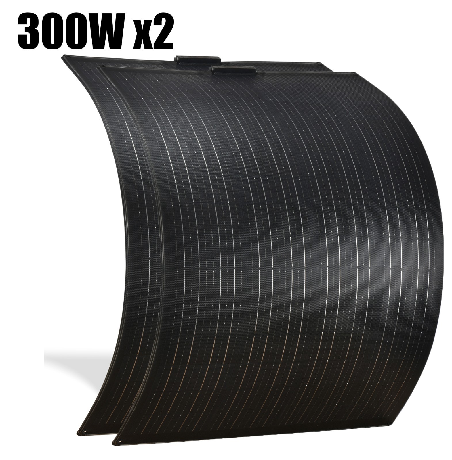 600W Flexible Mono Solar Panel 12V Power Portable Camping Home RV Battery Charge