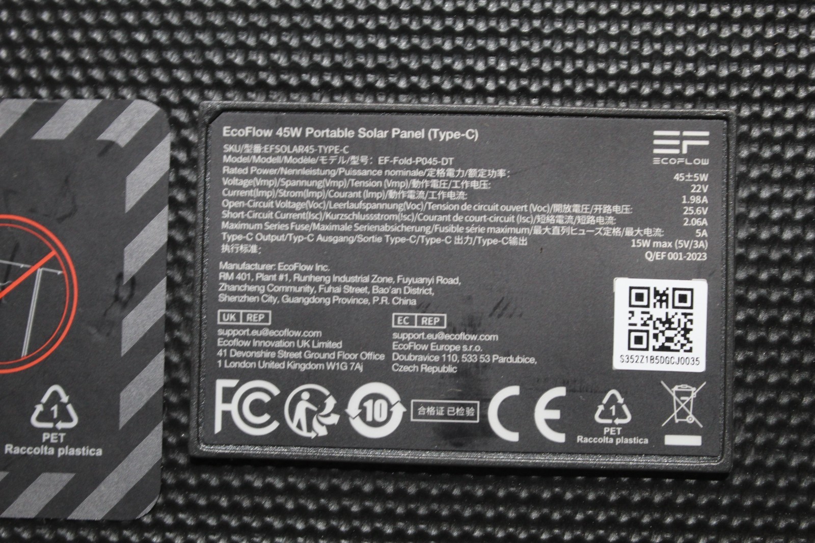 EcoFlow 45W Portable Solar Panel – EFSOLAR45