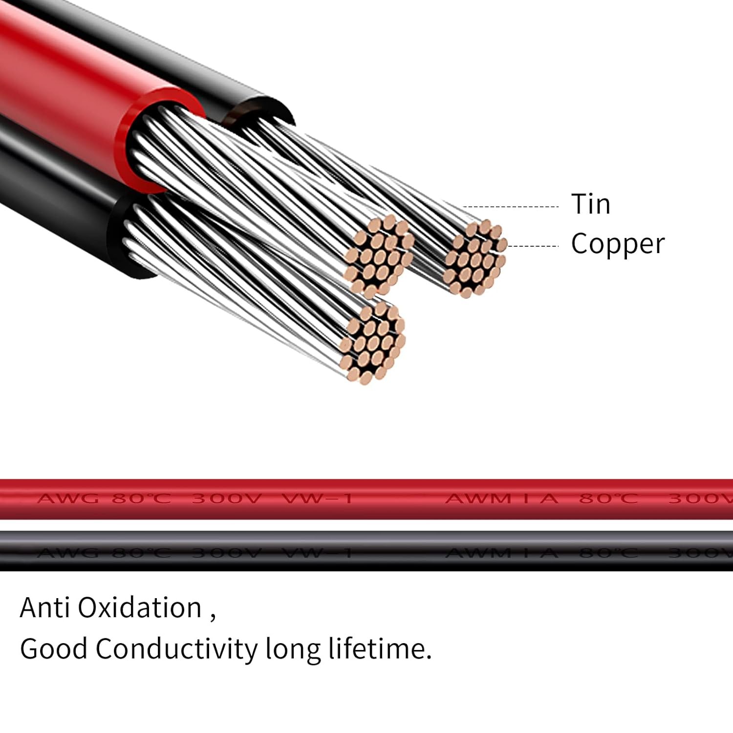XT60i to O Ring Terminal Cable More Than 8A 12AWG Extension Cable XT60i Female