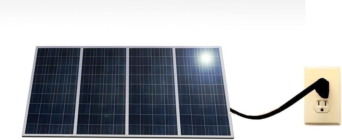 Plug in Solar, Plug & Play 800 Watt Solar Power, Simply Plug-in your wall outlet