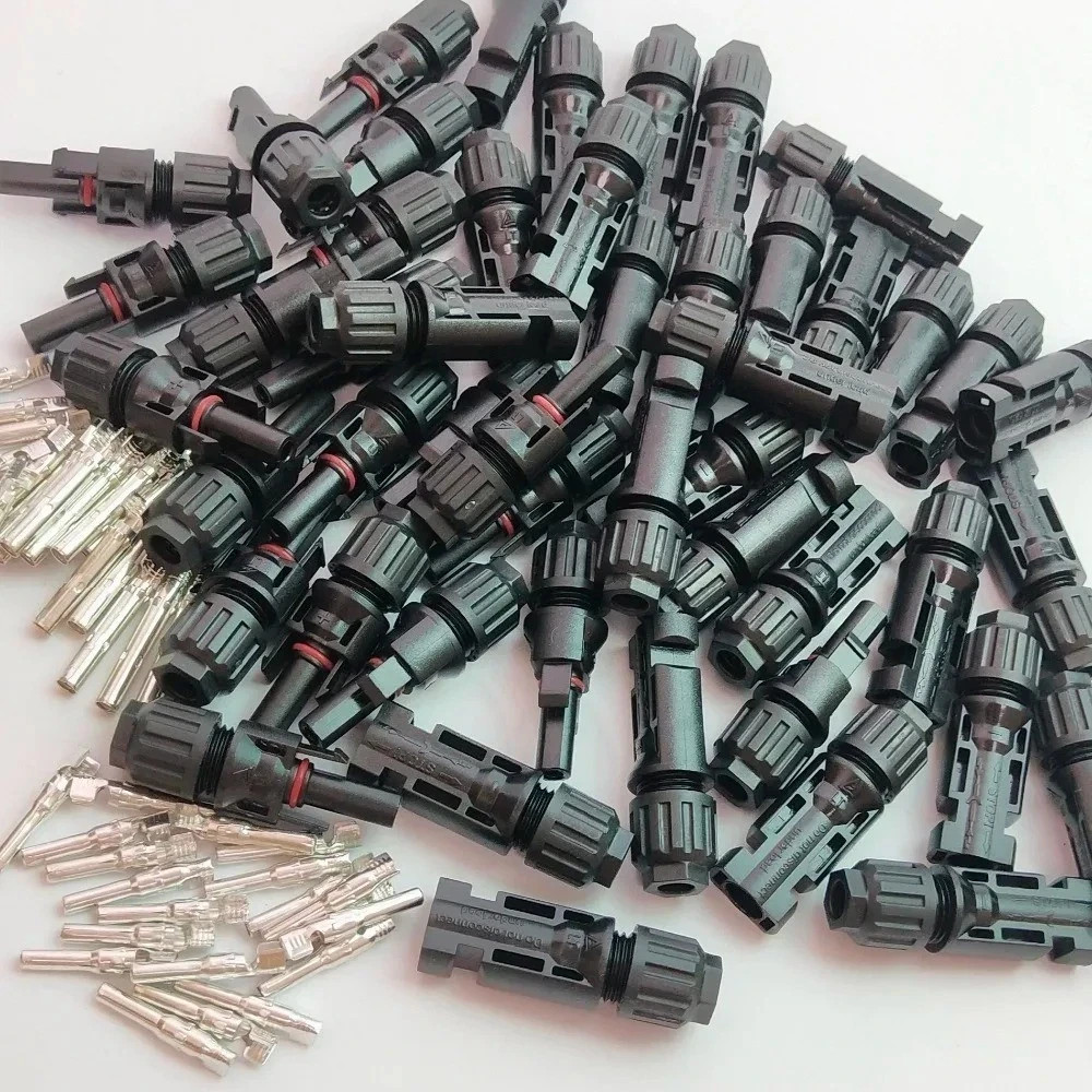 Male Female Wire Cable Connector Set 30A 1000V For Solar Panel Waterproof PVSet.
