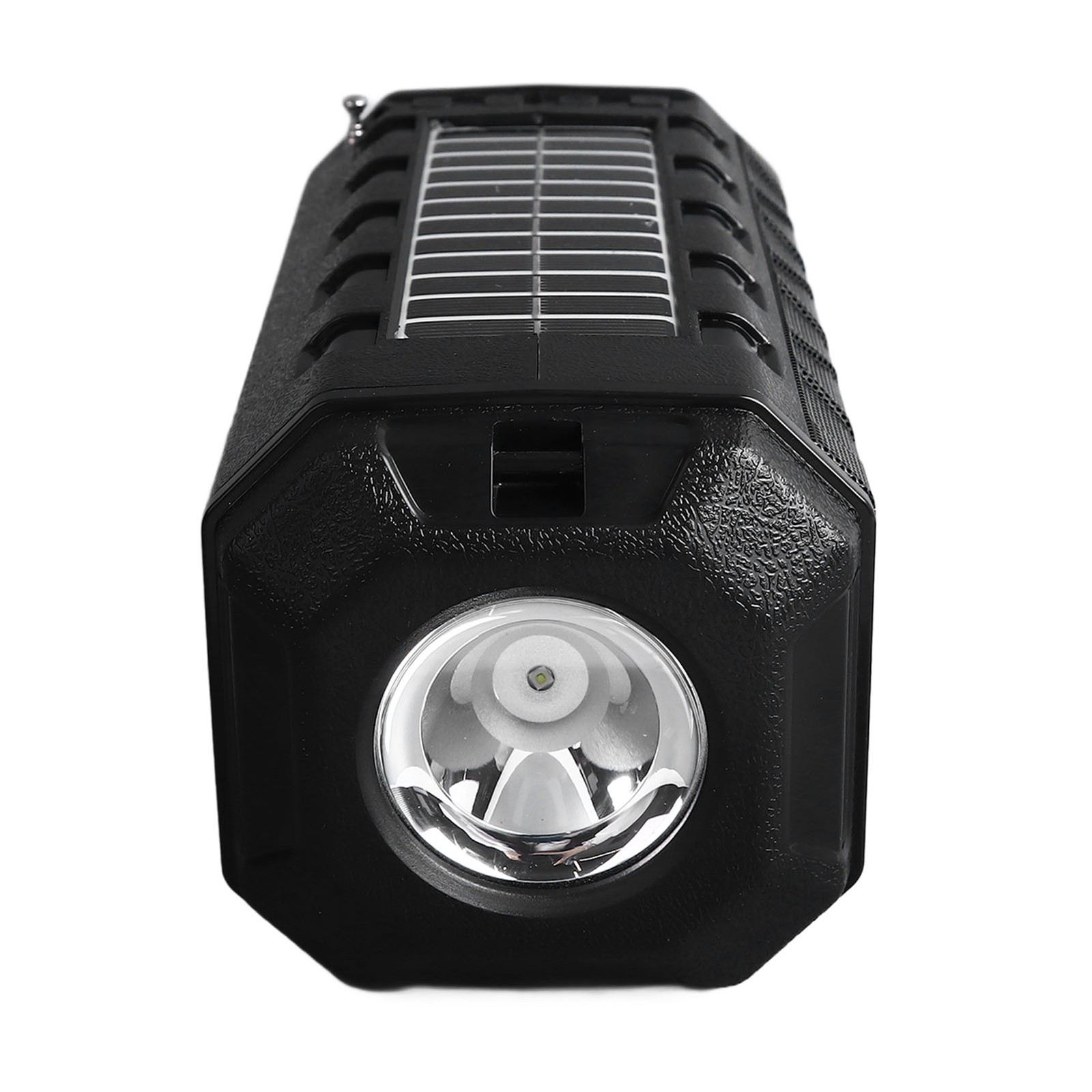 Solar Bluetooth Speaker Solar Panel Waterproof 1200mAh Bright Flashlight Ra GTYX