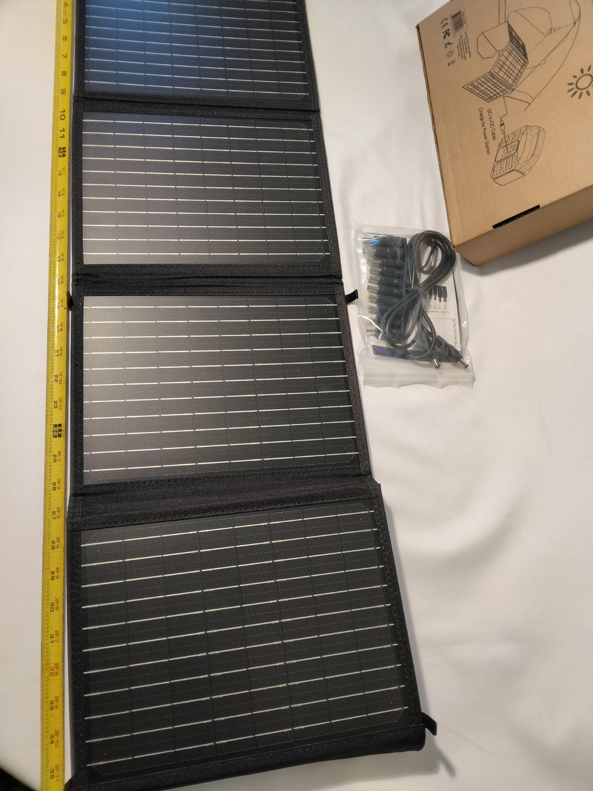 100W Lithium Ion Portable Power Station w/ 40W Solar Panel Digital Display