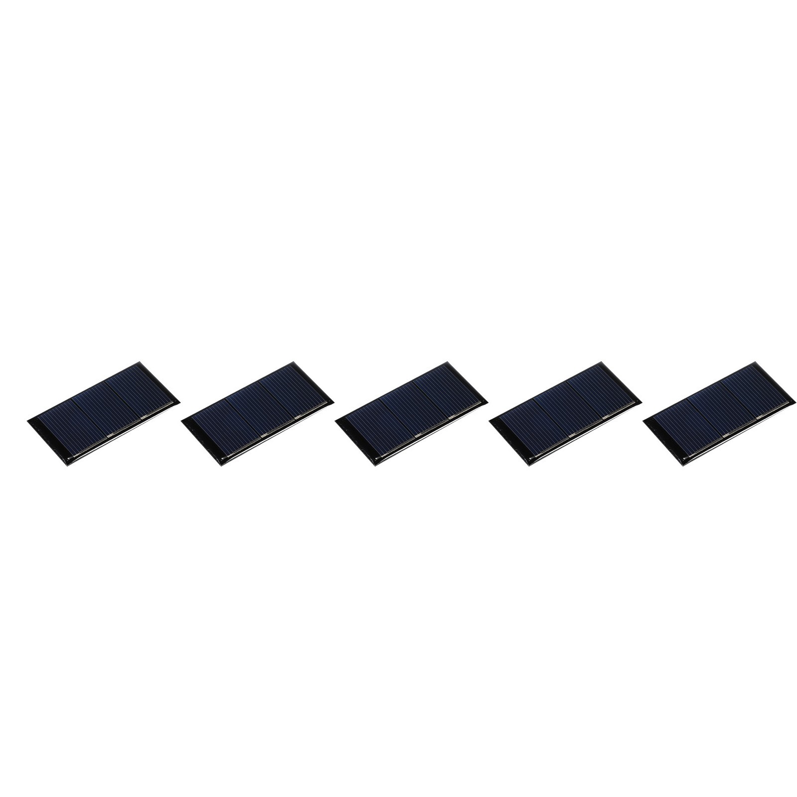 Pack of 10 Mini Solar Panel Cell 1.5V 160mA 0.24W 60mm x 30mm for DIY Project