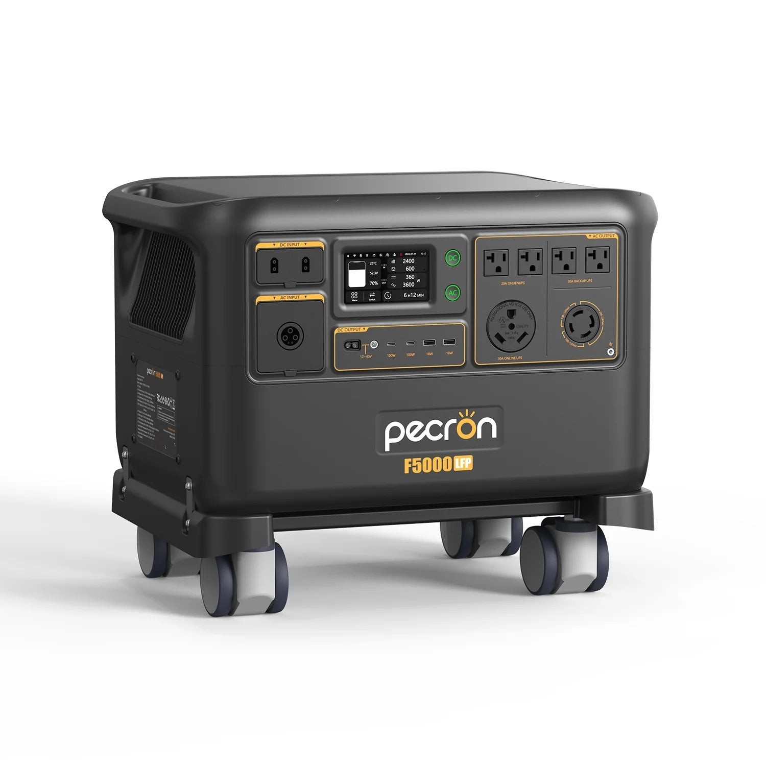 5120Wh LiFePO4 Portable Power Station 5000W Pure Sine Wave Expandable Battery