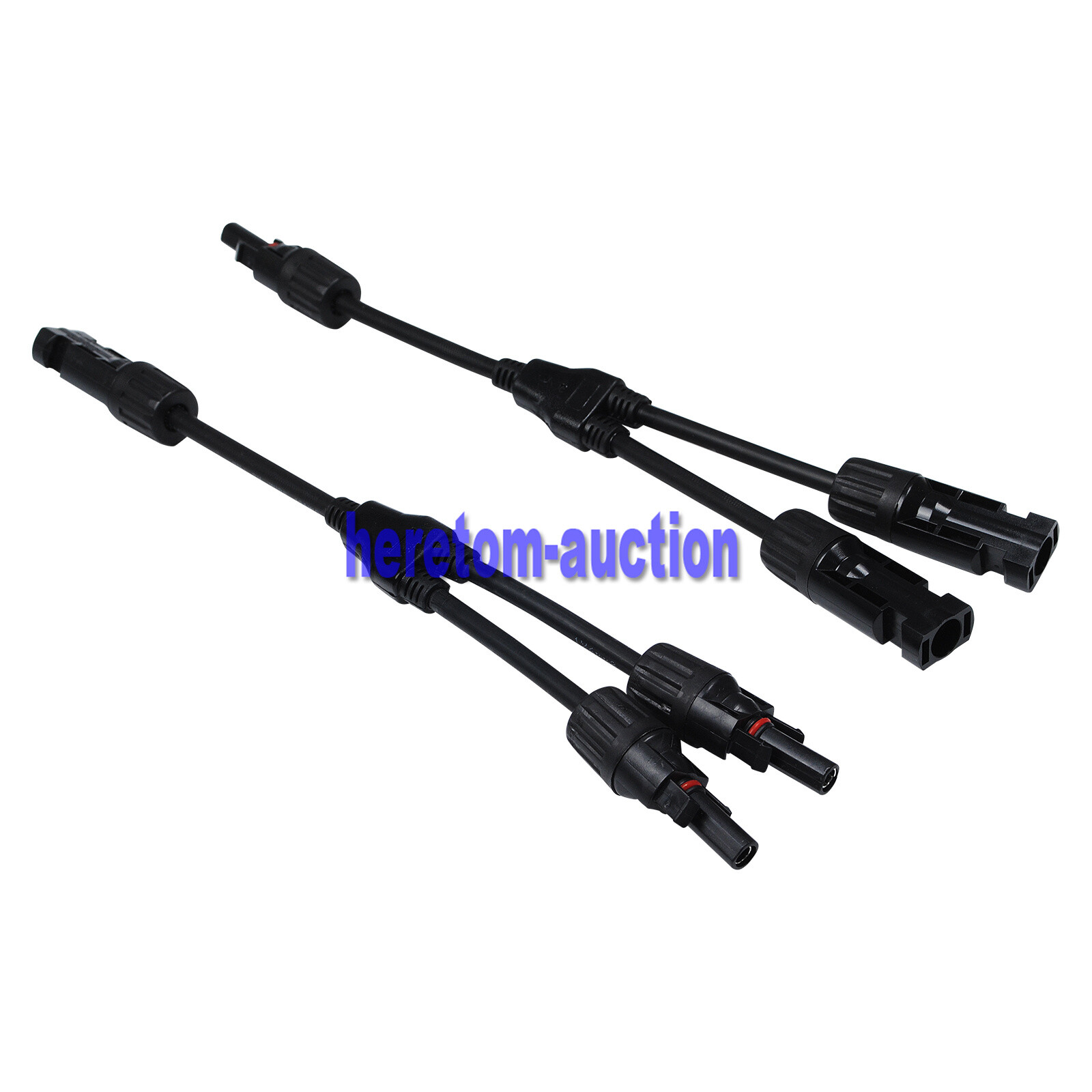 Solar Panel Y Branch Cable Connection Waterproof Adapter Connector Extension