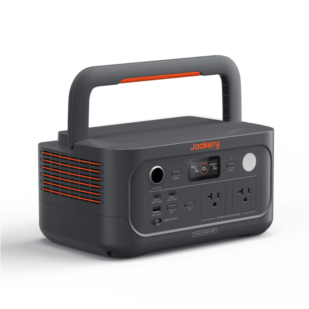 Jackery Explorer 600 v2 Portable Power Station 640Wh Capacity Backup Energy