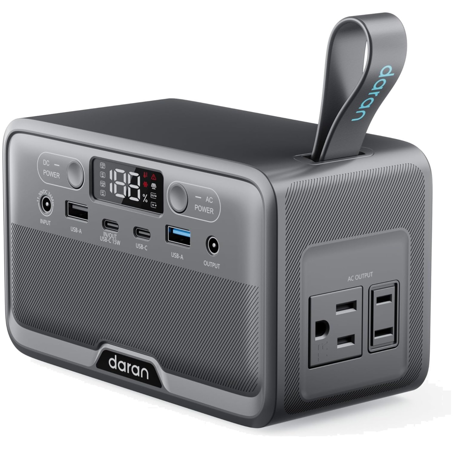 Portable Power Station 89.6Wh AC Outlets & PD Fast Charging