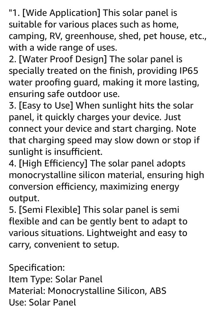 100w watt 12v monocrystalline solar panel