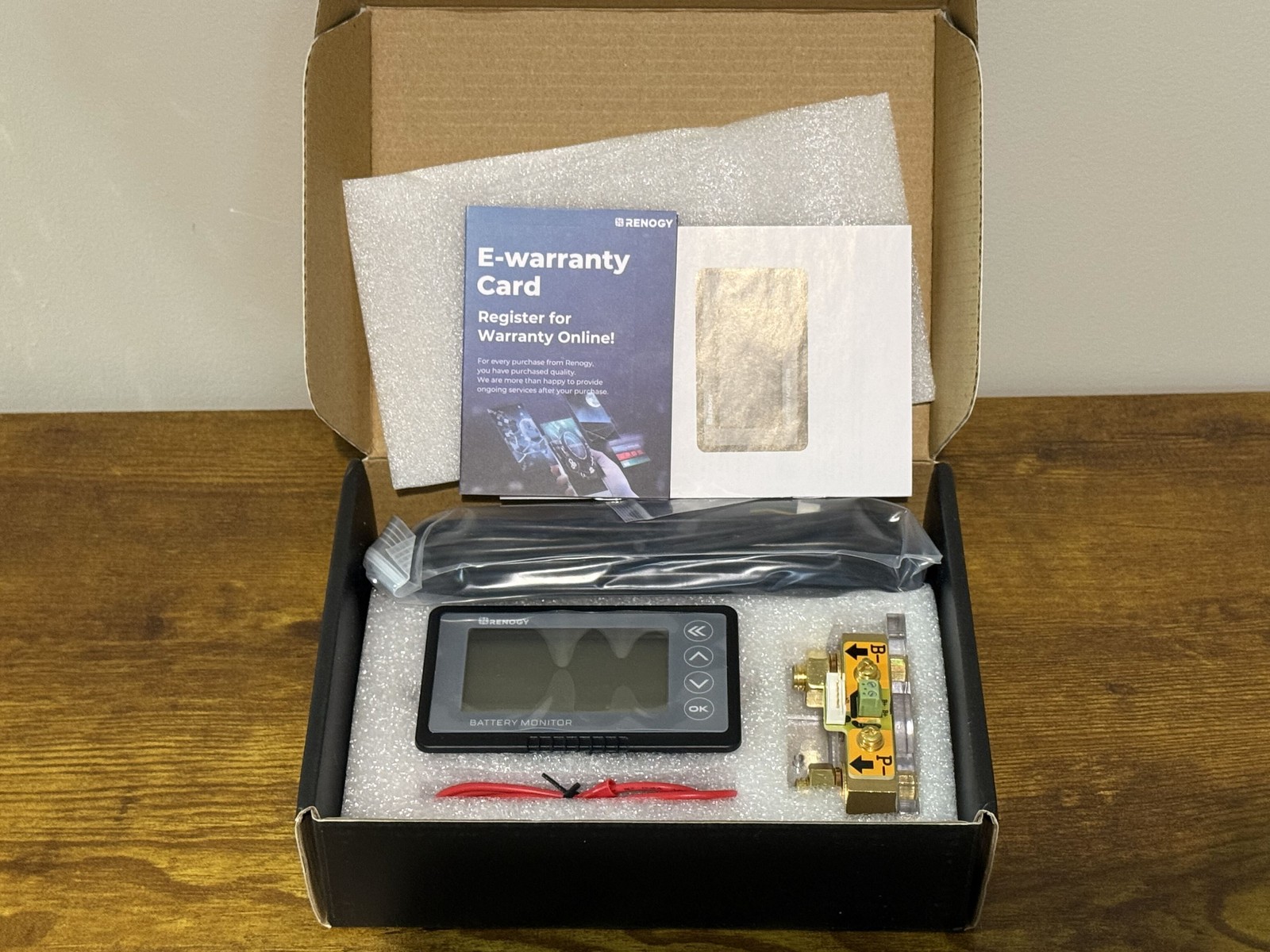 Renogy 500A Battery Monitor w/ Shunt Voltage Programmable 12v RBM500