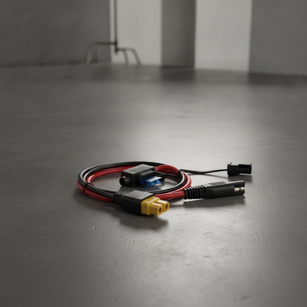10AWG SAE to XT60 Connector Extension Cable,With 15A Protection Fuse for Safety,