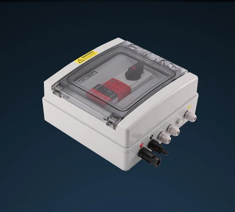 PV Combiner Box 1-in-1-out 1000V DC IP65 Waterproof Surge Lightning Protection