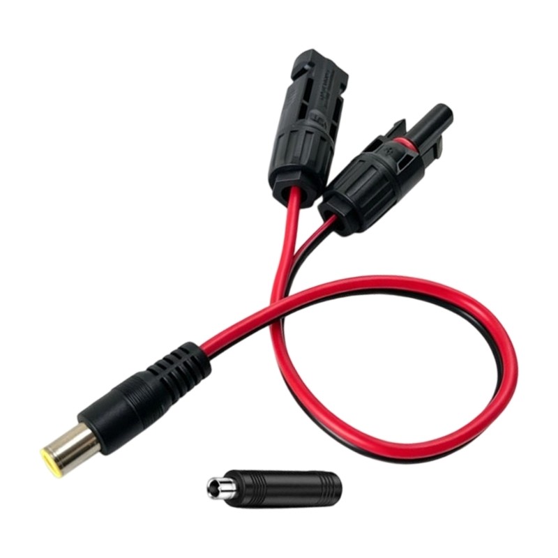 MC4S Solar Connectors Adapter Cable for Portable Power Input, DC7909 Charging