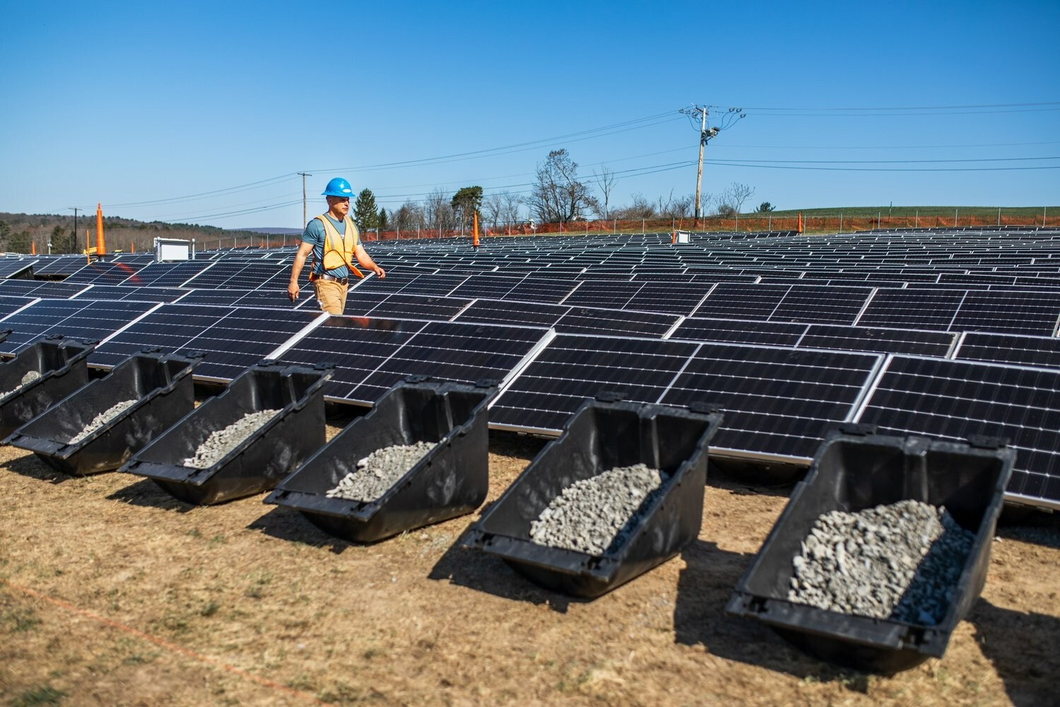 10 x PowerField PowerRack Solar Ground-Mount System for Panels up to 41.3” Width