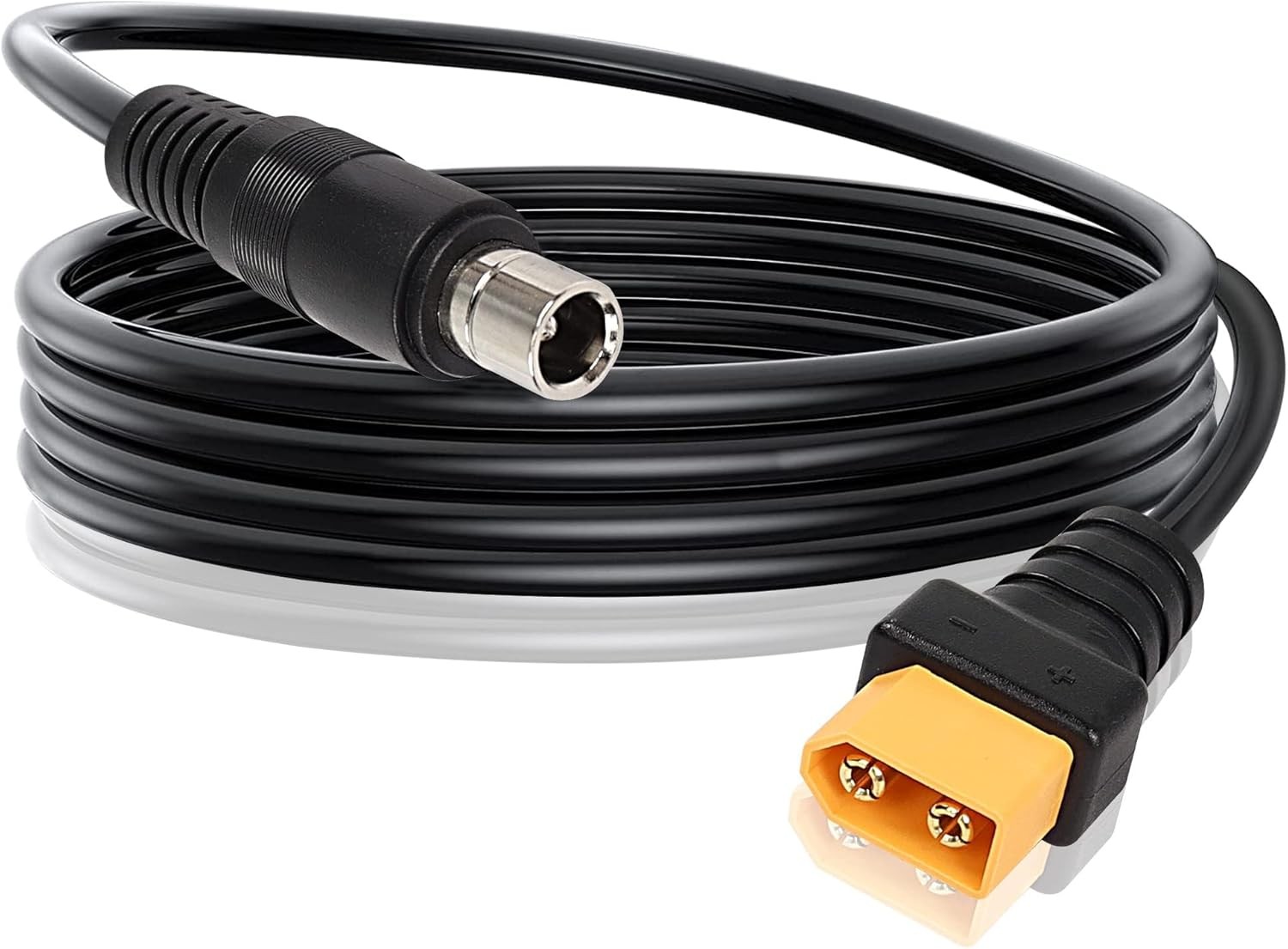 XT60 to 8mm Adapter Cable Bullet Connector 14AWG DC 8020 Power Adapter Cable XT6