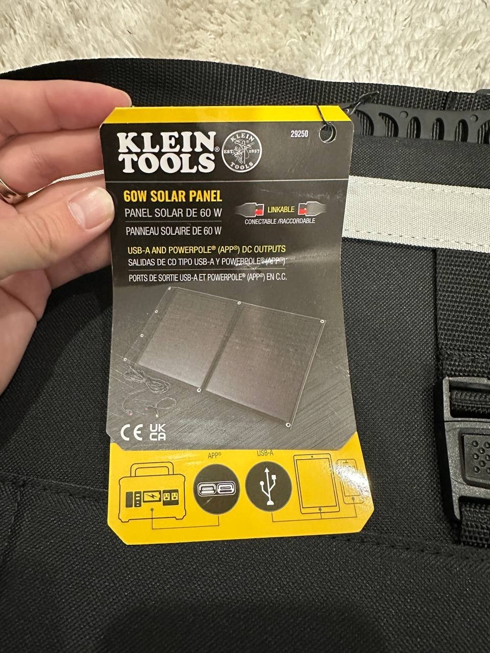 Klein Tools 60-Watt Portable Solar Panel 29250