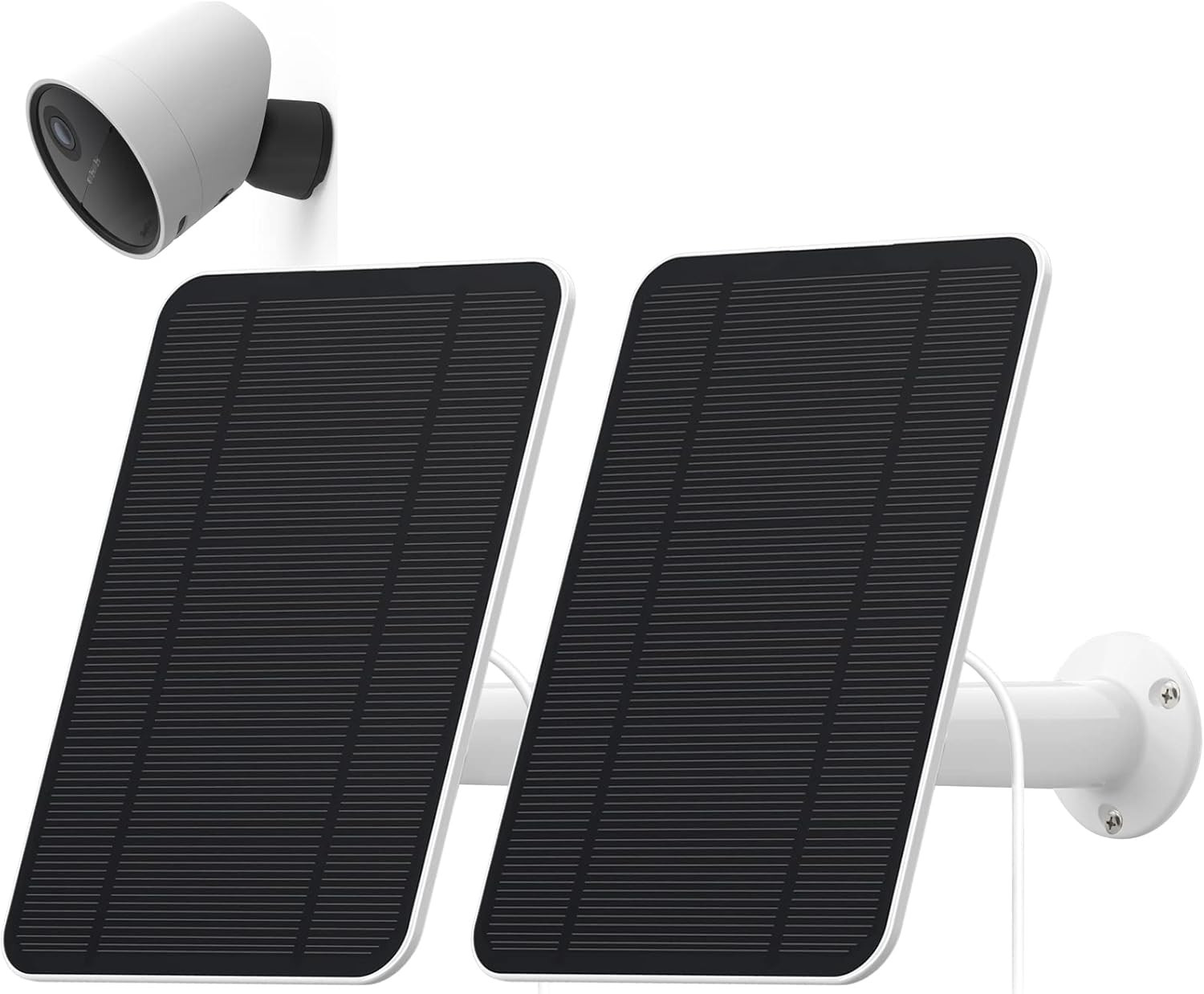 4W Solar Panel Compatible with Simplisafe Outdoor Camera, Includes Secure Wall M