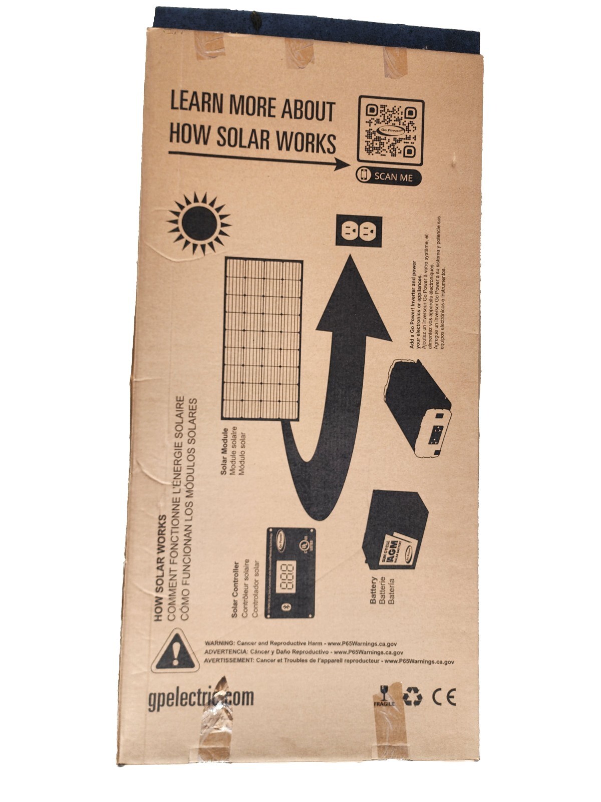 GO POWER GP FLEX-100 100W FLEXIBLE SOLAR MODULE PANEL GP #82985